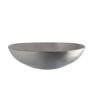 Peill+Putzler Schale dreieckig 23 cm  Siena ¦ grau ¦ Steinzeug/Steingut ¦ Maße (cm): H: 5  Ø: 23.0