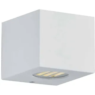 Trio Außenwandleuchte Kunststoff 10x9 cm inkl. 2x 2 Watt LED weiß