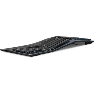Perixx PERIBOARD-535 Low-Profile Blue Clicky DE