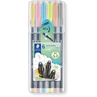 Staedtler triplus fineliner 334 Fineliner, 6er Set, 334 SB6 PA