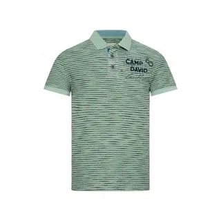CAMP DAVID Poloshirt im Streifendesign 4XL