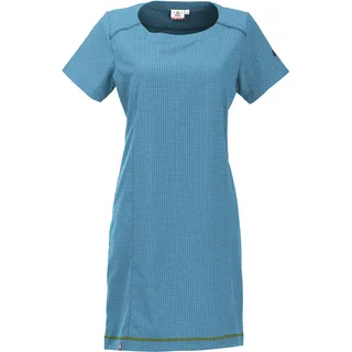 Maul Kleid Damen Kariert Petrol 34
