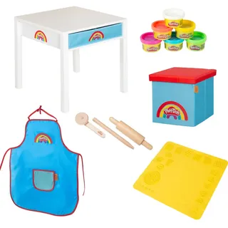 Roba Basteltisch, Weiß, Holzwerkstoff, 55x54x55 cm, FSC Mix, Kinder- & Jugendzimmer, Kindermöbel, Kindersitzmöbel & -tische, Kindersitzgruppen