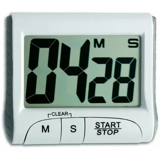 TFA Timer digital 100 Minuten magnetisch weiß