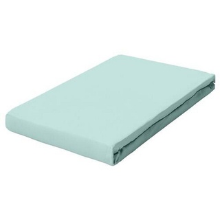 Schlafgut Boxspring-Spannleintuch Pure, Mintgrün, Textil, 140-160 cm, Grüner Punkt, Textiles Vertrauen - Oeko-Tex®, Hohenstein, AZO-frei, Oeko-Tex® Made IN Green, bügelfrei, weich und anschmiegsam, perfekter Sitz, Schlaftextilien, Bettwäsche, Spannbettlaken