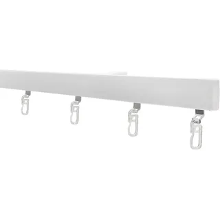 GARDUNA Gardinenschiene SmartGlide 1-läufig Ø 0 mm 180 cm Weiß/Grau