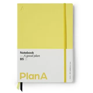 Notizbuch B5 Softcover Punktiert Lemon Yellow