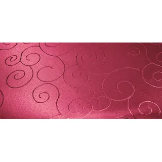 Tischdecke eckig 110x140 cm Struktur damast circle bügelfrei fleckenabweisend #1240 (beere)