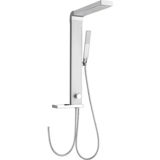 HAK ROME Duschsäule, H. 822mm, Alumium - Silber