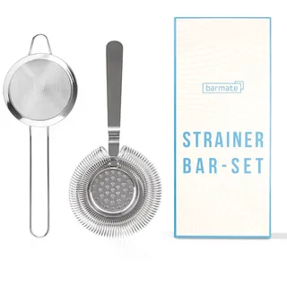 barmate Cocktail Strainer, Barsieb aus Edelstahl passend auf alle Shaker, hochwertiges Barzubehör