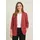 Blusenblazer 3/4 BLAZER NOOS Damen Gr XS garnet Web Obermaterial 79 Polyester 16 Viskose 5 Elasthan unifarben slim fit hüftbedeckend Blusenblazer Materialmix regular fit
