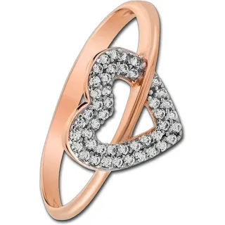 Balia Goldring Balia Damen Ring aus 333 Rosegold Herz, Fingerring Größe 60 (19,1), 333 Rosegold - 8 Karat (Herz) goldfarben