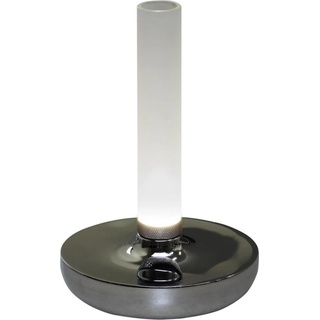 Konstsmide, Tischlampe, Akku-LED Vase Biarritz Silver Indoor/Outdoor 7827-003 (54 lm)