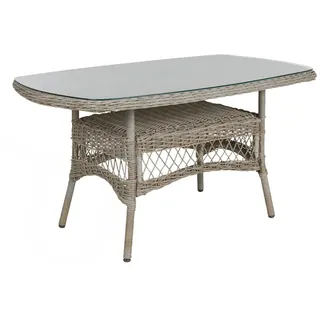 Brafab Kamomill Gartentisch 135 x 80 x 68 cm Beige