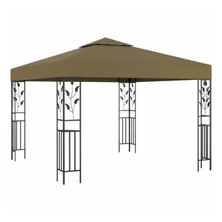 vidaXL Pavillon 3 x 3 m taupe