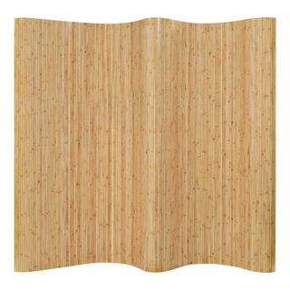 vidaXL Raumteiler Raumteiler Bambus 250x165 cm Natur beige