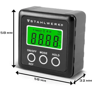 STAHLWERK Stahlwerk, Digitaler Winkelmesser LB-360 ST Neigungsmesser, Level Box