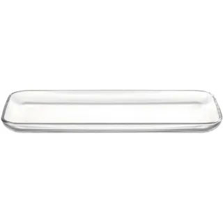 LEONARDO Platte Ciao 33,7 x 16,9 cm Glas Transparent Klar