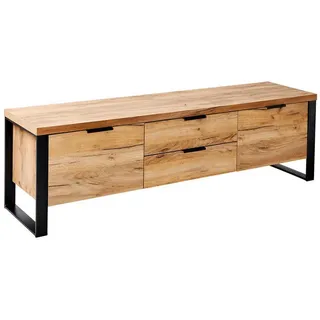 Jahnke LOOP TV-Lowboard 152,4x45,0x39,5 cm Braun Holzwerkstoff