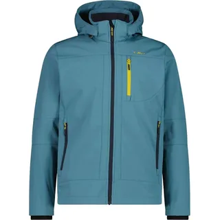 CMP Herren Zip Hoodie Softshell Jacke (Größe L, blau)