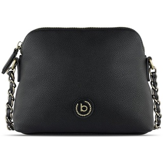 Bugatti Passione Handtasche Damen Klein - Kunstleder Tasche, Umhängetasche Frauen Klein, Schwarz