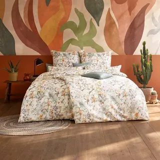 Estella Cordula unifarben Apricot 135 x 200 cm + 80 x 80 cm
