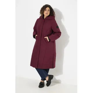 Ulla Popken Mantel in aubergine | Gr.: 50-52
