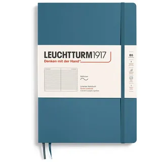 Leuchtturm1917 Notizbuch B5 123 Seiten Blau/Grau Liniert