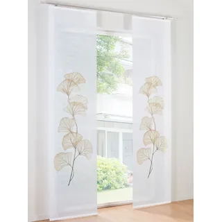 Heine Schiebevorhang Klettschiene 145 x 145 cm Beige
