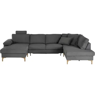 Candy Wohnlandschaft Polyester 2-Sitzer Schwarz