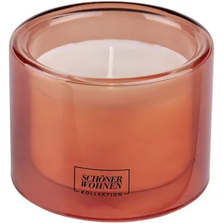 SCHÖNER WOHNEN-Kollektion Duftkerze »Sandalwood M« (1-tlg), im Glas, warmer & eleganter Duft, Brenndauer 30 - 40 Stunden rot