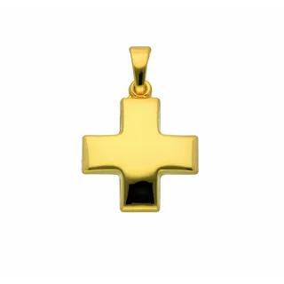 Kettenanhänger ADELIA ́S "Kreuzanhänger 333 Gold ( 8K )", gold, Schmuckanhänger, Damen, Gold, Kettenanhänger, Goldanhänger Kreuz