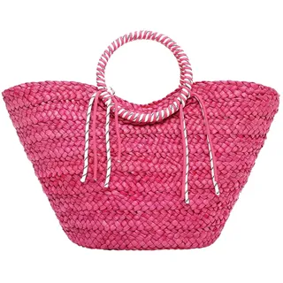 Emily & Noah Jolanda Shopper Papierstroh Pink