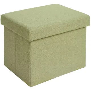 Laleni Sitzhocker Kunststoff 41 x 31 x 31 cm Grün