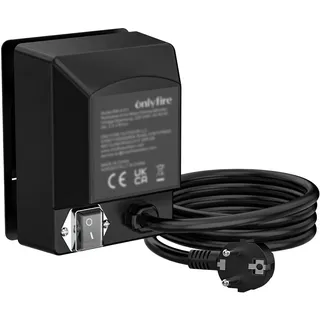 Onlyfire Universal Grillmotor für Rotisserie Grillspieß | 220-240V Motor mit 50/60Hz, 4W, 2 U/Min und 1,5m Netzkabel