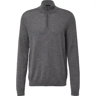 s.Oliver Strickpullover mit Troyer-Kragen Grau L