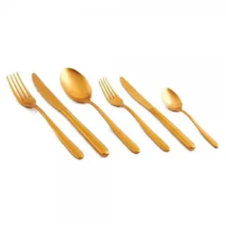 sambonet Besteck-Set Rosenthal Besteck-Set Hanna Vintage PVD Gold (36-teilig)