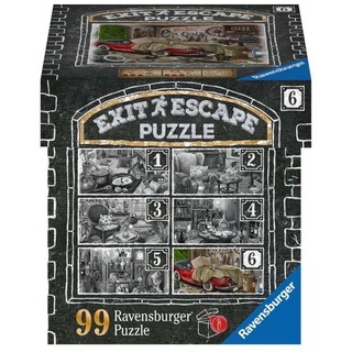 Exit Puzzle 16882 Im Gutshaus Garage - Ravensburger - Rätsel-Puzzle für Kinder ab 12 - 99 Teile