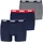 Grey Navy Red Combo M