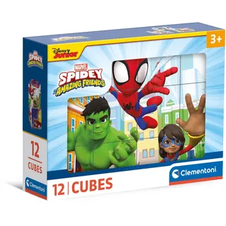 CLEMENTONI Bildbausteine 12el Spidey 41198