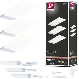 Paulmann LED Unterbauleuchte Bredo silber warmweiß 3er Set