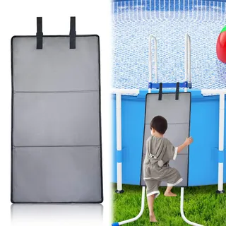 Poolleiter Sicherheitsschutz, Pool Zubehör Pool Leiter Guard Sicherheitsnetz, Kindersicherung Poolleiter, Oberirdische Sicherheitsabdeckung für Verhindern,Dass Kinder vom Klettern,Fallen,Ertrinken (B)