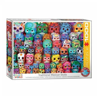 Eurographics 6000-5316 - Traditionelle Mexikanische Schädel , Puzzle, 1.000 Teile