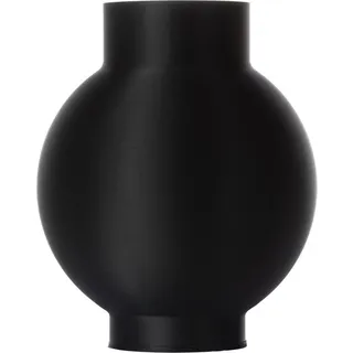 3D Vase Dekovase Almina 20cm Nachhaltige Deko Vase Pampasgras Trockenblumen, Bodenvase schwarz