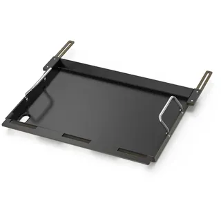 Onlyfire Universelle BBQ Plancha mit Versenkbarem Ständer für Meisten 2 Brenner Gasgrills, Grillplatte für Weber, Enders, Taino, Char-Broil, Napoleon, Rösle, Juskys, Burnhard, Antihaftbeschichtung
