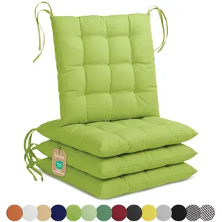 B&D Textiles Lavea Sitzkissen 40 x 40 cm Lindgrün