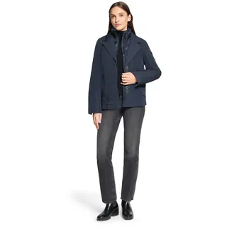 Amber & June Übergangsjacke mit abnehmbarem Westenteil Dunkelblau 40