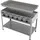 6-flammig 1140 x 530 x 800 cm Edelstahl inkl. Rost und Pfanne