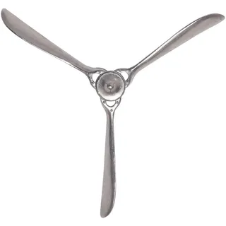 Wohnling WL7.167 Deko Propeller Wand 85x85 cm Silber