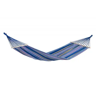 AMAZONAS Tonga Ocean Hängematte Stabhängematte Wetterfest 200cmx100 cm Blau)